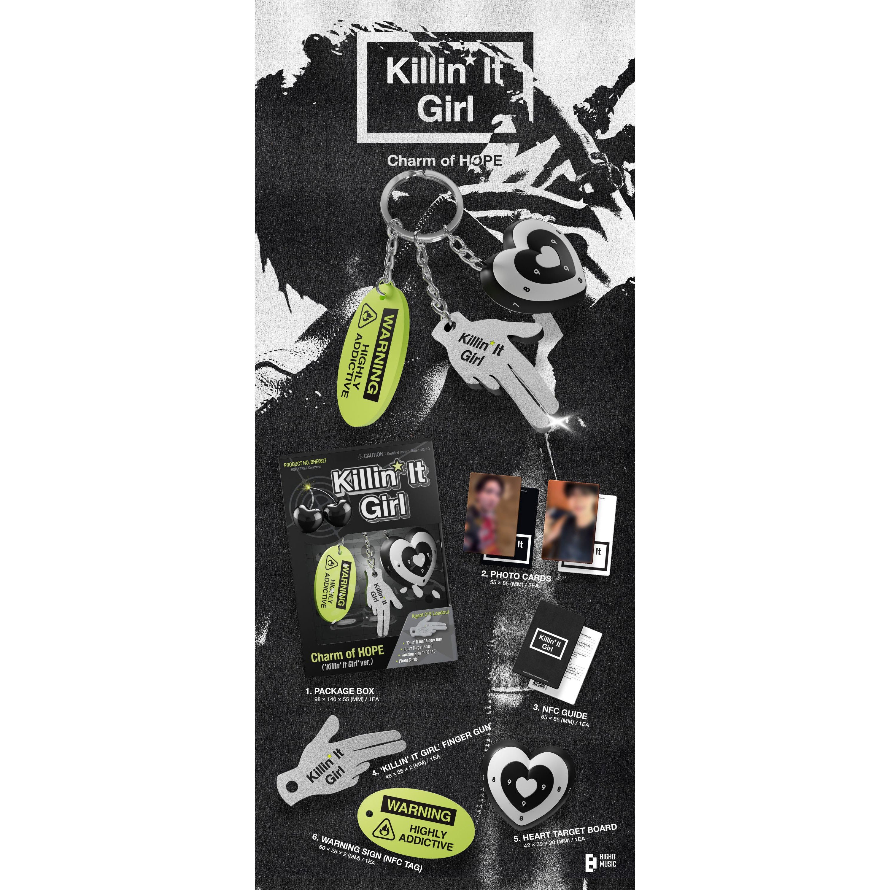 J-Hope Charm of HOPE ('Killin' It Girl' ver.) NFC Chip 411497