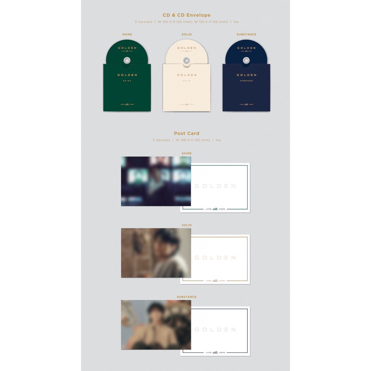 Jung Kook Golden (Substance version) CD 329345